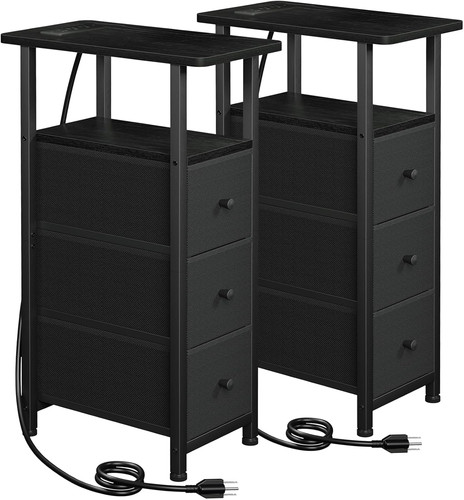 Narrow end tables - living, room